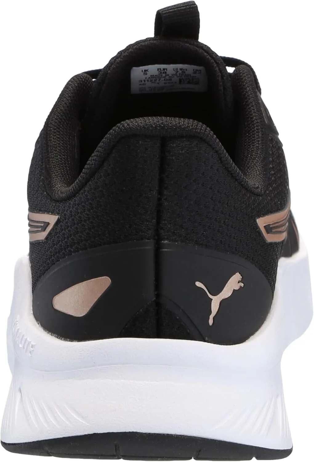 PUMA Women's Flexfocus Lite Modern Cross Training Shoes, Black-Gold, 11