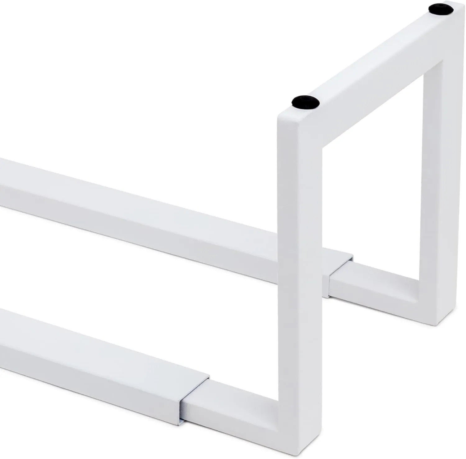 QUALIAZERO Expandable Shoe Rack Organizer for Closets, Entryways, Hallways, Bedrooms, Living Rooms, Kitchens, Bathrooms, Laundry Rooms (SATIN SNOW, 1 PACK)