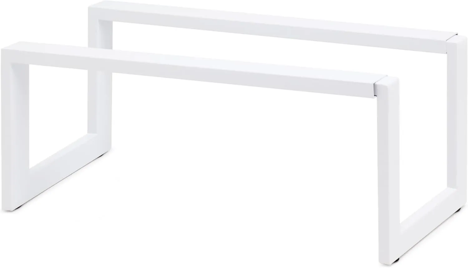 QUALIAZERO Expandable Shoe Rack Organizer for Closets, Entryways, Hallways, Bedrooms, Living Rooms, Kitchens, Bathrooms, Laundry Rooms (SATIN SNOW, 1 PACK)