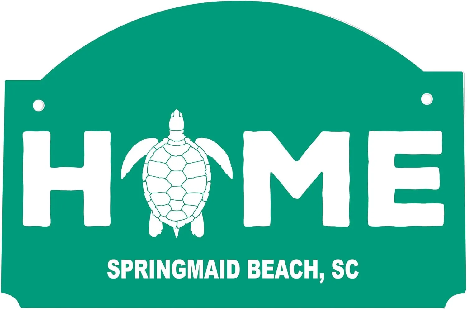 R and R Imports Springmaid Beach South Carolina Souvenir Wood Sign with String