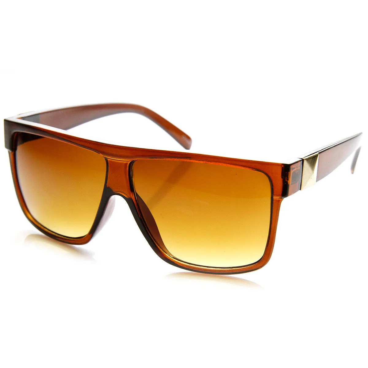 Retro Hipster Flat Top Sports Aviator Sunglasses 8096