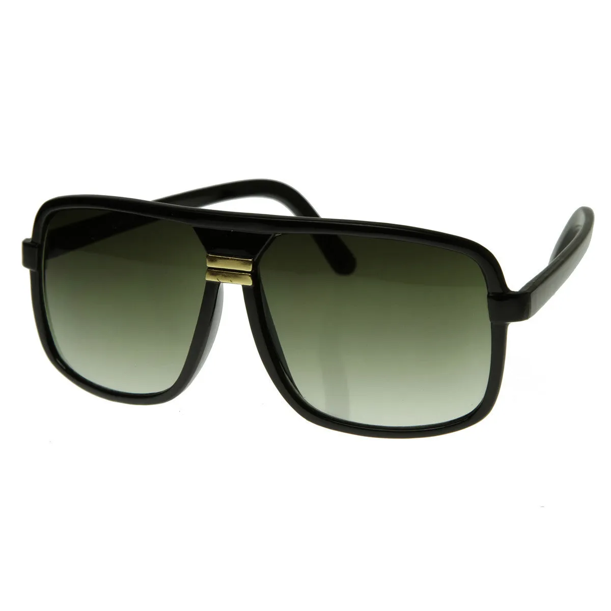 Retro Square Plastic Hip Hop Shades Sunglasses 2809