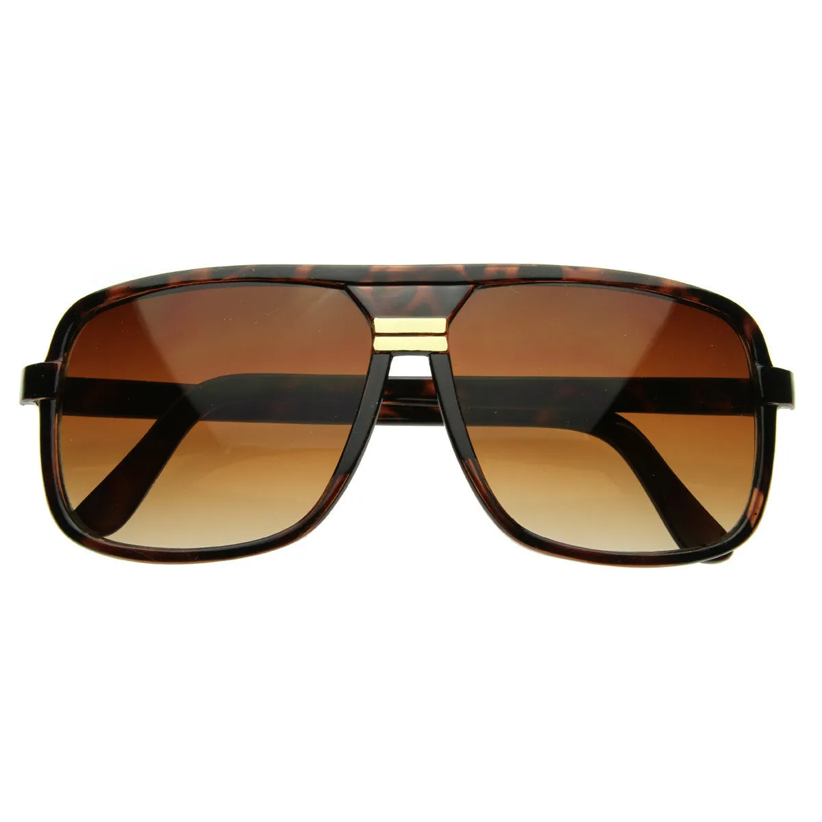 Retro Square Plastic Hip Hop Shades Sunglasses 2809