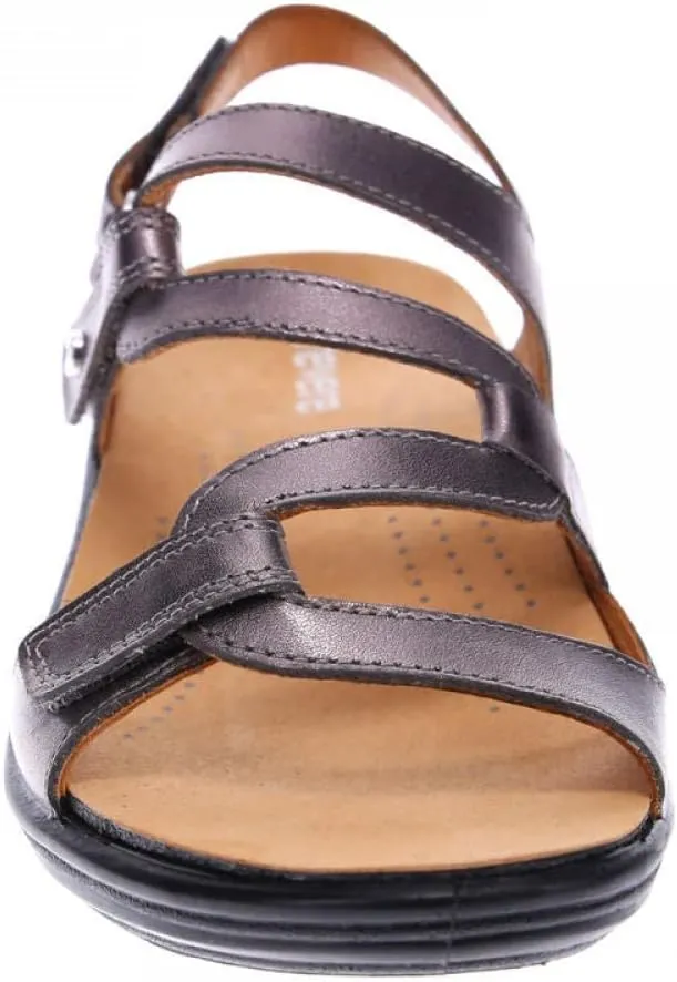 Revere Emerald 3 Women’s Sandals - Premium Soft Leather, Adjustable Straps & Contoured Footbed - Orthotic Arch Support for Stylish Comfort & All-Day Wear