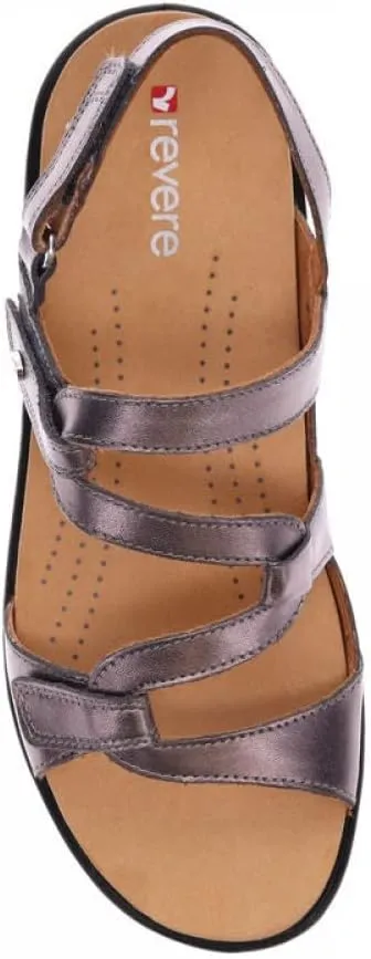 Revere Emerald 3 Women’s Sandals - Premium Soft Leather, Adjustable Straps & Contoured Footbed - Orthotic Arch Support for Stylish Comfort & All-Day Wear