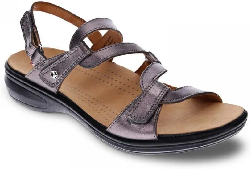 Revere Emerald 3 Women’s Sandals - Premium Soft Leather, Adjustable Straps & Contoured Footbed - Orthotic Arch Support for Stylish Comfort & All-Day Wear