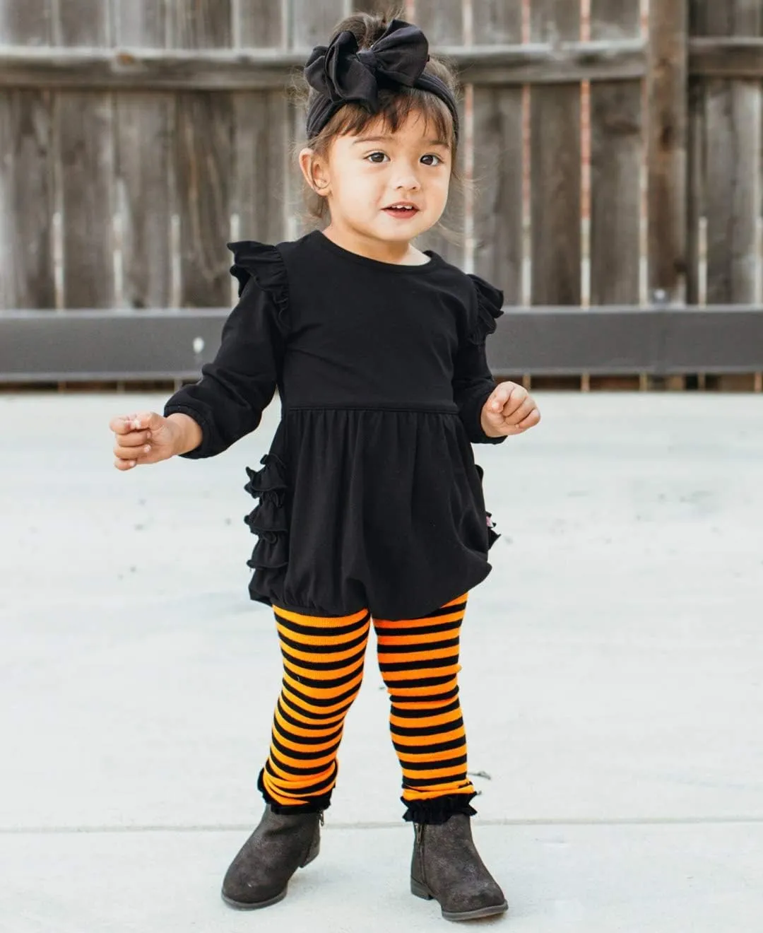 RuffleButts Baby/Toddler Girls Footless Ruffled Tights
