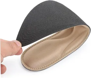 SAFIGLE Sponge Insoles for High Heels Comfortable Massage Insert Pad Breathable and Shock Absorbing for Walking and Prolonged Standing Apricot Color