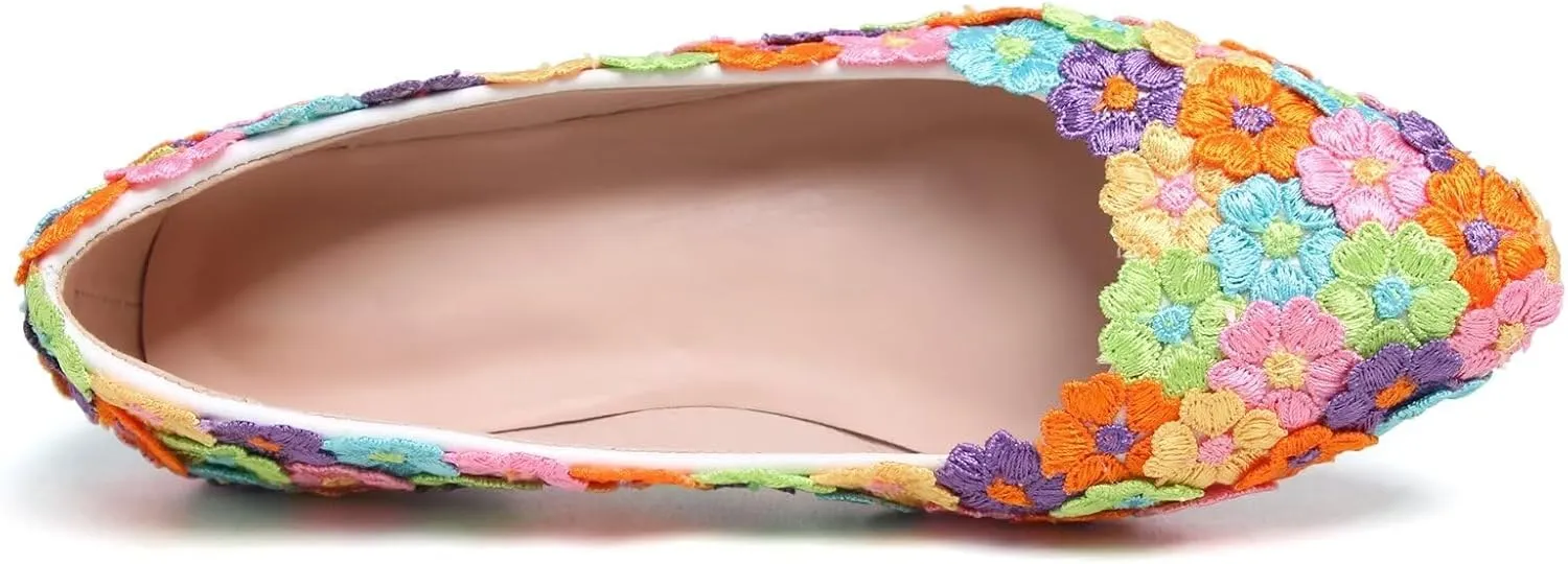 SAILING LU Pointy Toe Shoes Women Ballet Flats Comfort Solid Flat Shoes for Women Work Slip On Moccasins