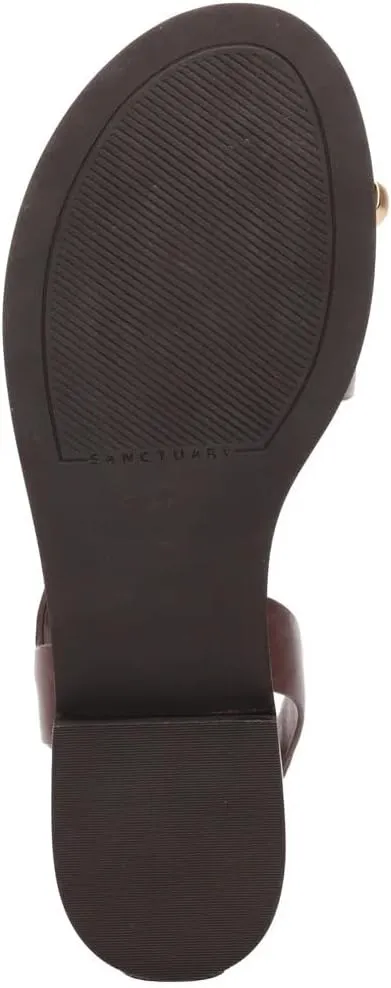 Sanctuary Women's Suave Ring Sandal-Open Toe Slip-On, Comfortable Cushioned Footbed, Stylish Casual Summer Footwear