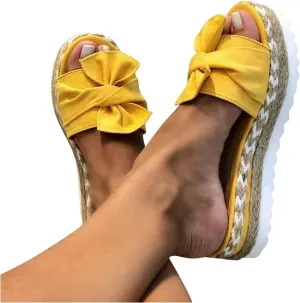 Sandals for Women 2025 Casual Summer Flat Platform Slip On Comfortable Slippers Trendy Flip Flops Sandal