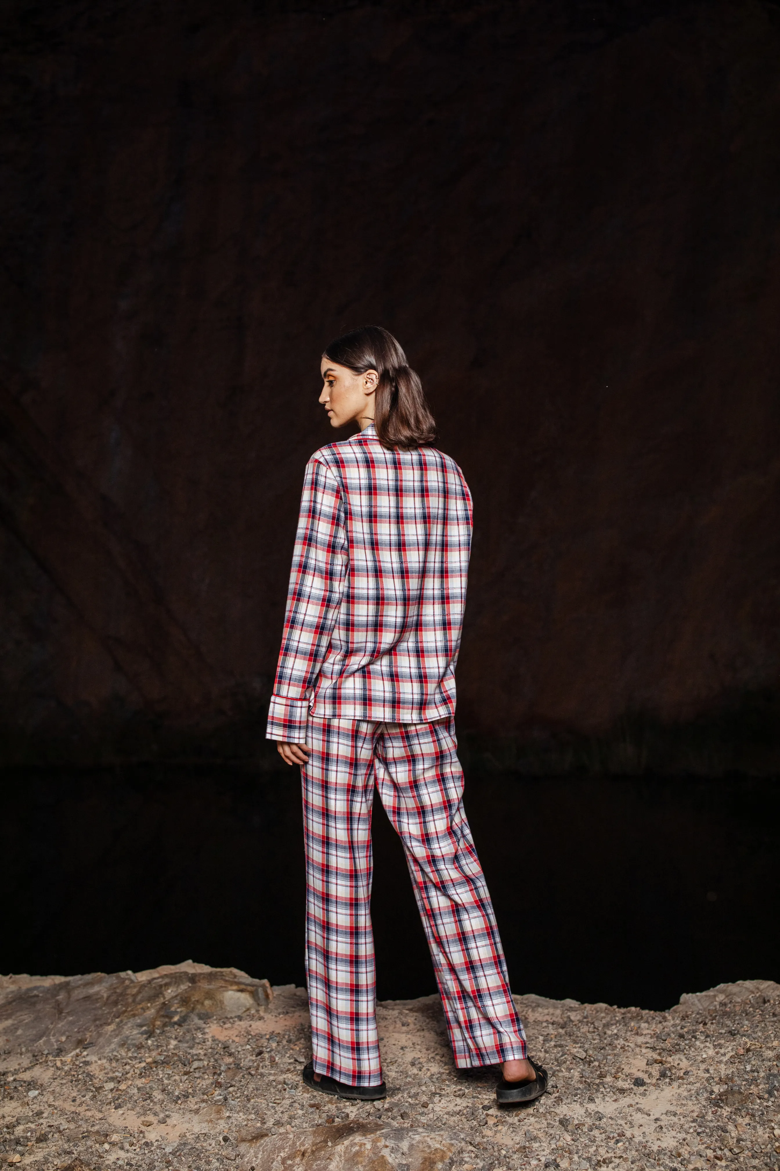 SANTA FLANNEL SLEEP SUIT