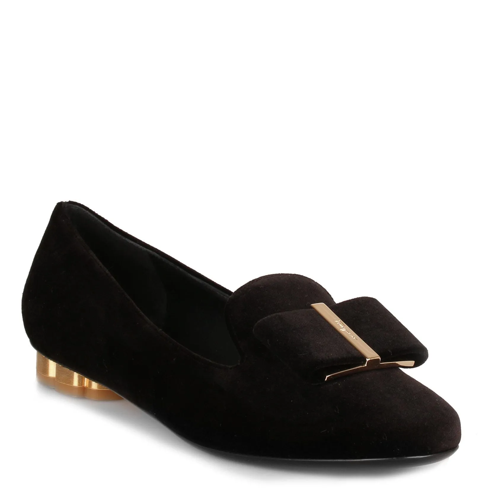 Sarno Black Velvet Loafer