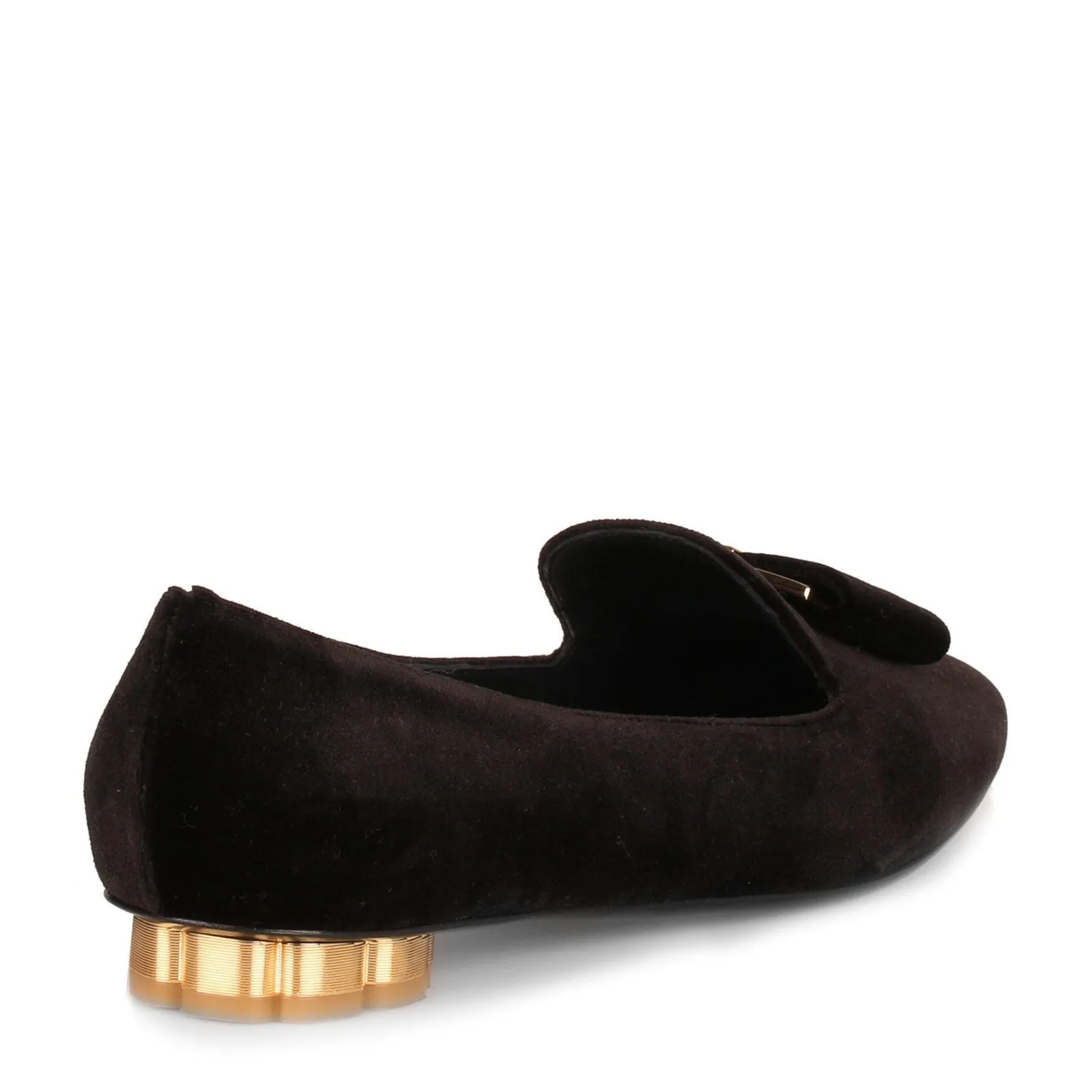Sarno Black Velvet Loafer