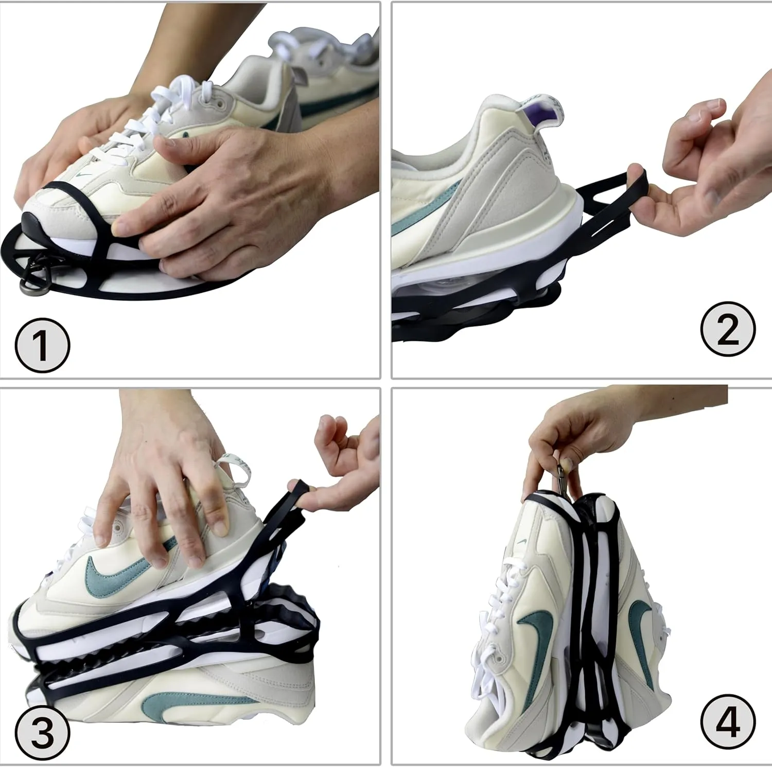 Shoe Clips, Shoe Holster for Backpack, Footwear Clip Cleat Bag Shoe Bags for Travel