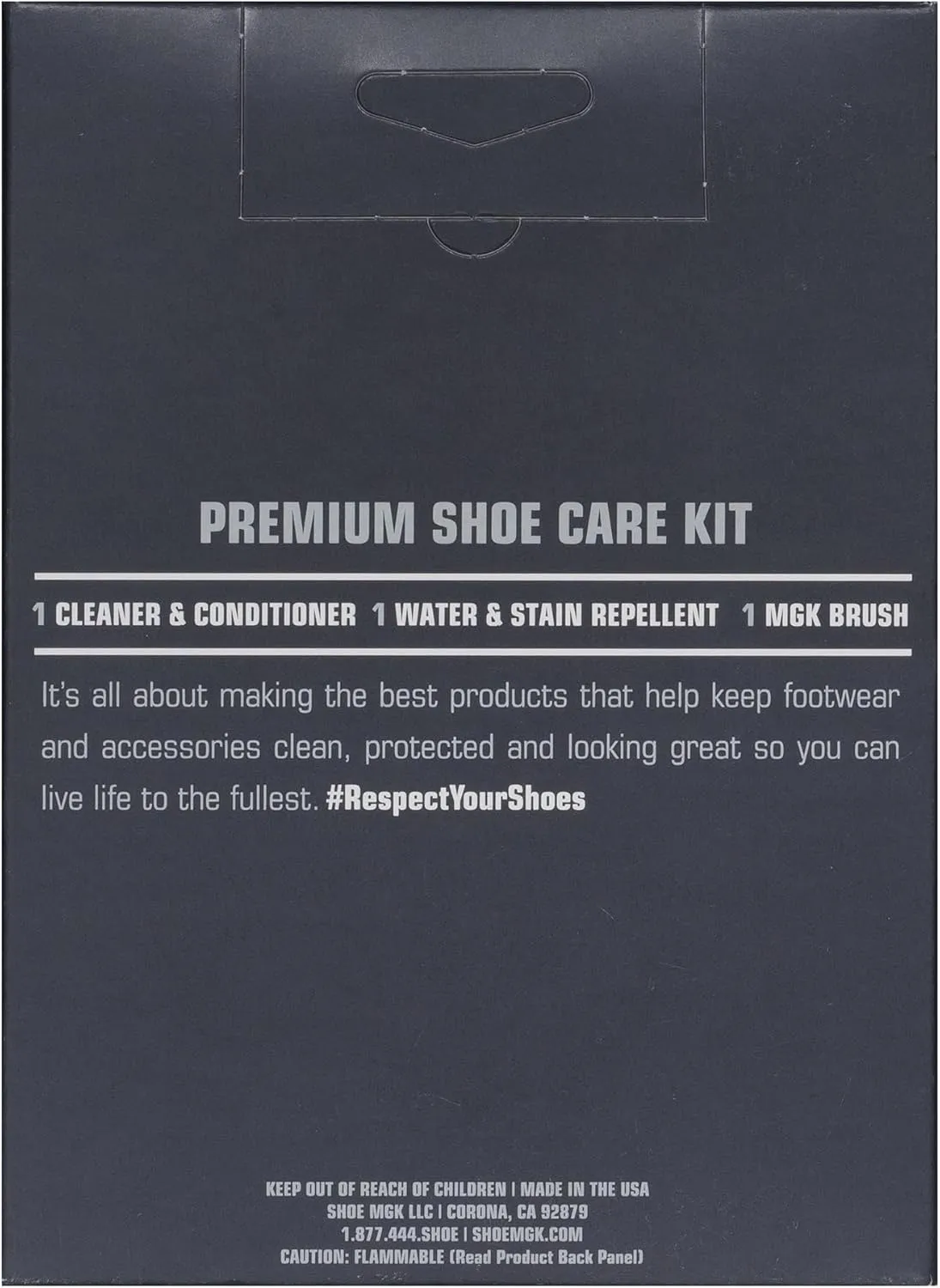 Shoe MGK Clean & Protect Shoe Care Kit Shoe Cleaner & Conditioner, Water & Stain Repellent, and Brush