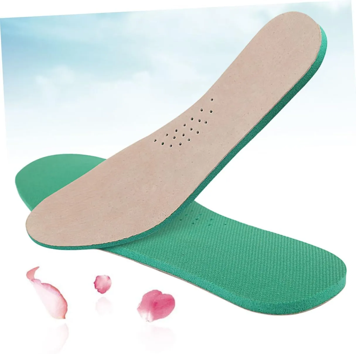 Shoes Pad Leather Shoes Insoles Absorption Insoles for Workout for Men Women