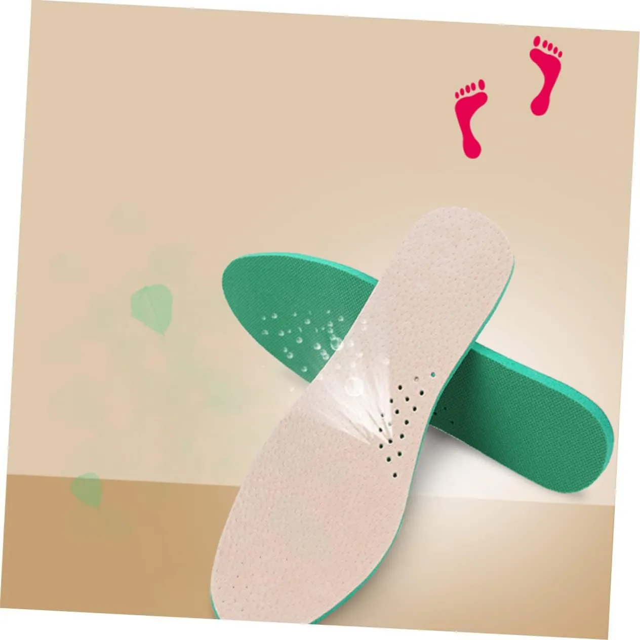 Shoes Pad Leather Shoes Insoles Absorption Insoles for Workout for Men Women