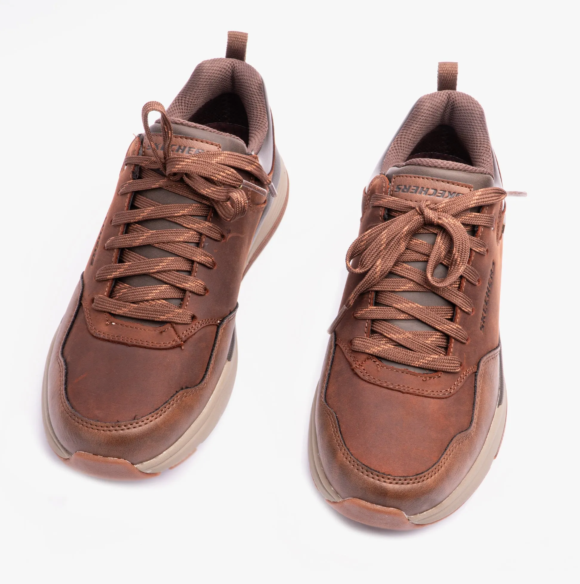 Skechers 210021/CDB RELAXED FIT: BENAGO - HOMBRE Mens Shoes Dark Brown