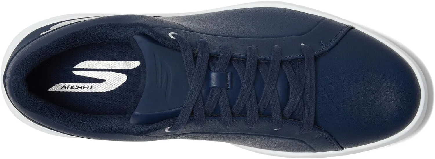 Skechers Men's Drive 6 Arch Leather Relaxed Fit Spikeless Golf Shoe Sneaker
