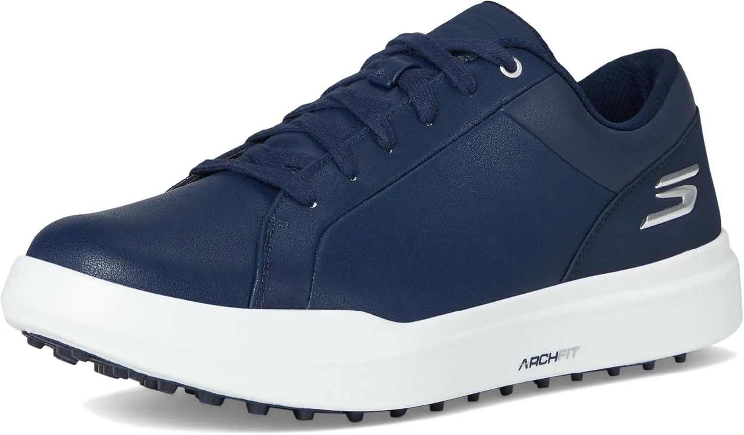 Skechers Men's Drive 6 Arch Leather Relaxed Fit Spikeless Golf Shoe Sneaker
