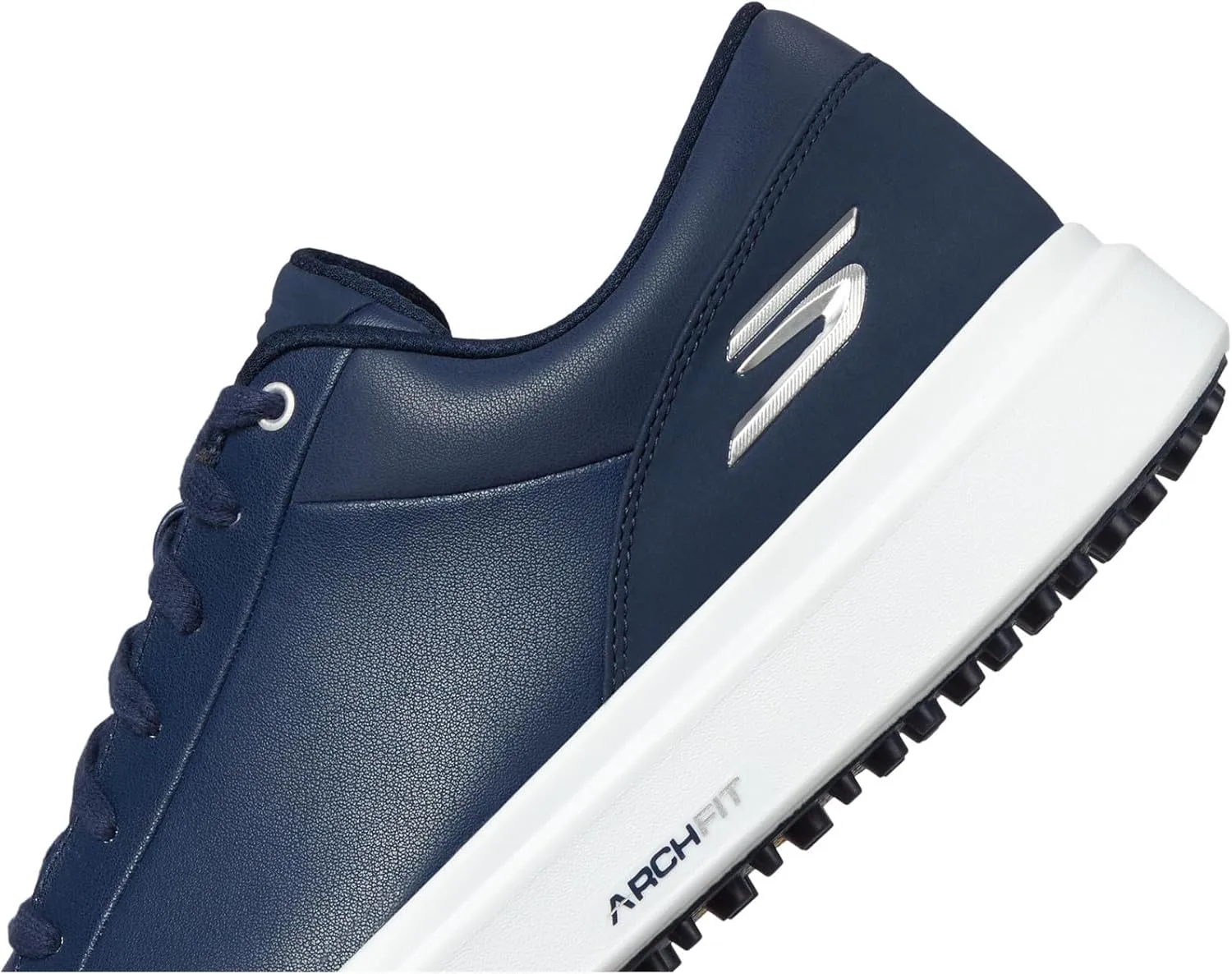 Skechers Men's Drive 6 Arch Leather Relaxed Fit Spikeless Golf Shoe Sneaker