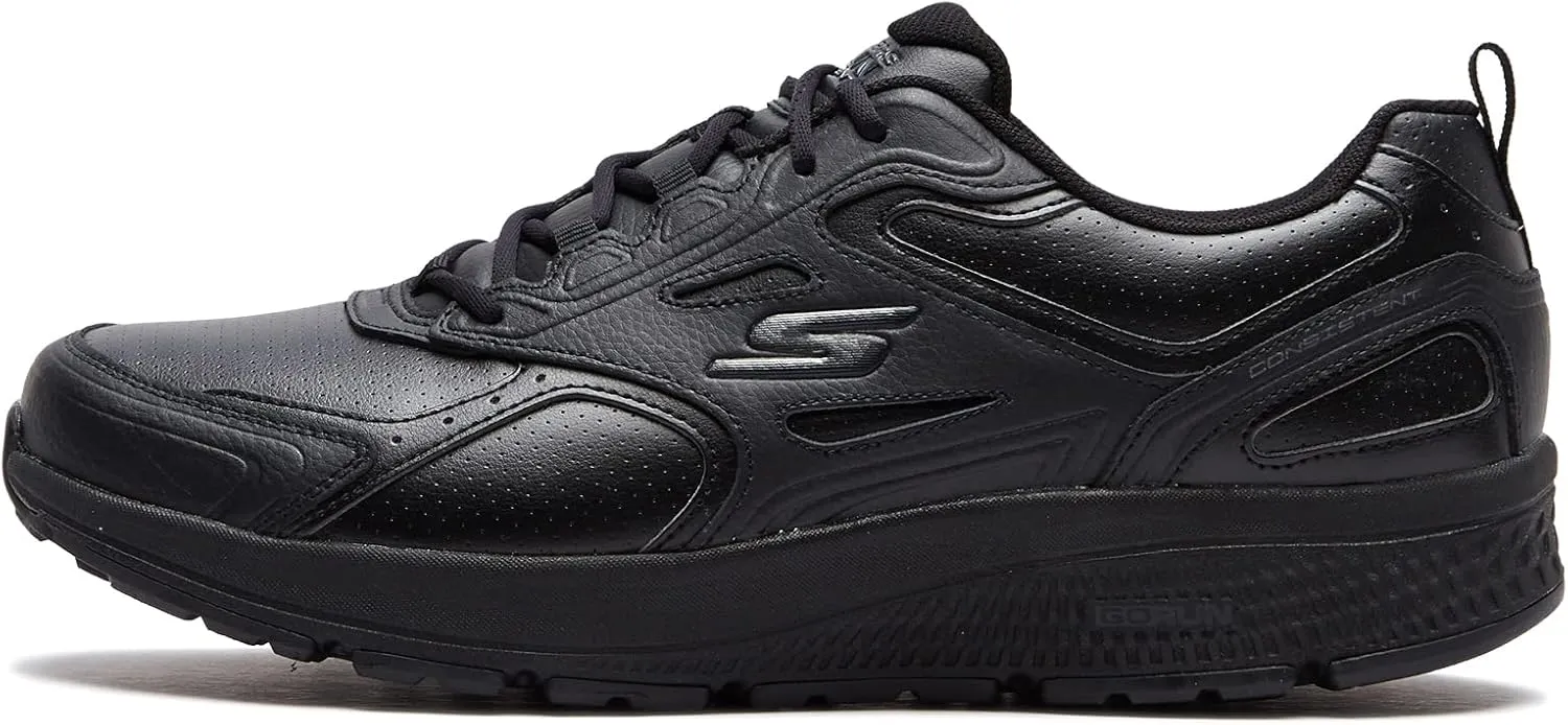 Skechers Men's Go Run Consistent-Leather Cross-Training Tennis Shoe Sneaker with Air Cooled Foam