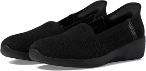 Skechers Modern Comfort Women's Women's Arya-Sweet Voice Hands Free Slip-Ins Loafer Flat, Black, 11