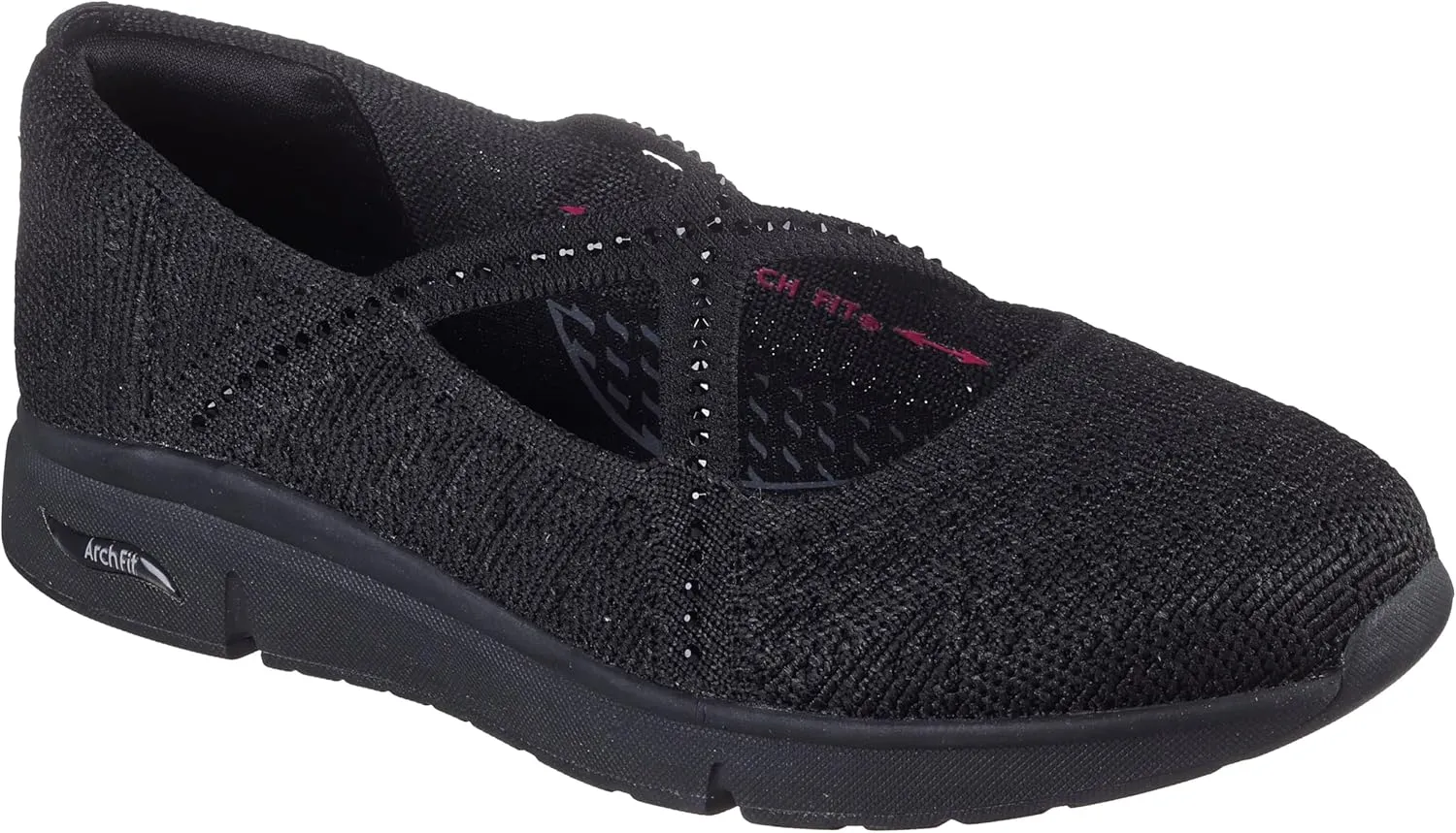 Skechers Modern Comfort Women's Women's Martha Stewart Arch Fit Living-Meadow Walk Loafer, Black, 5