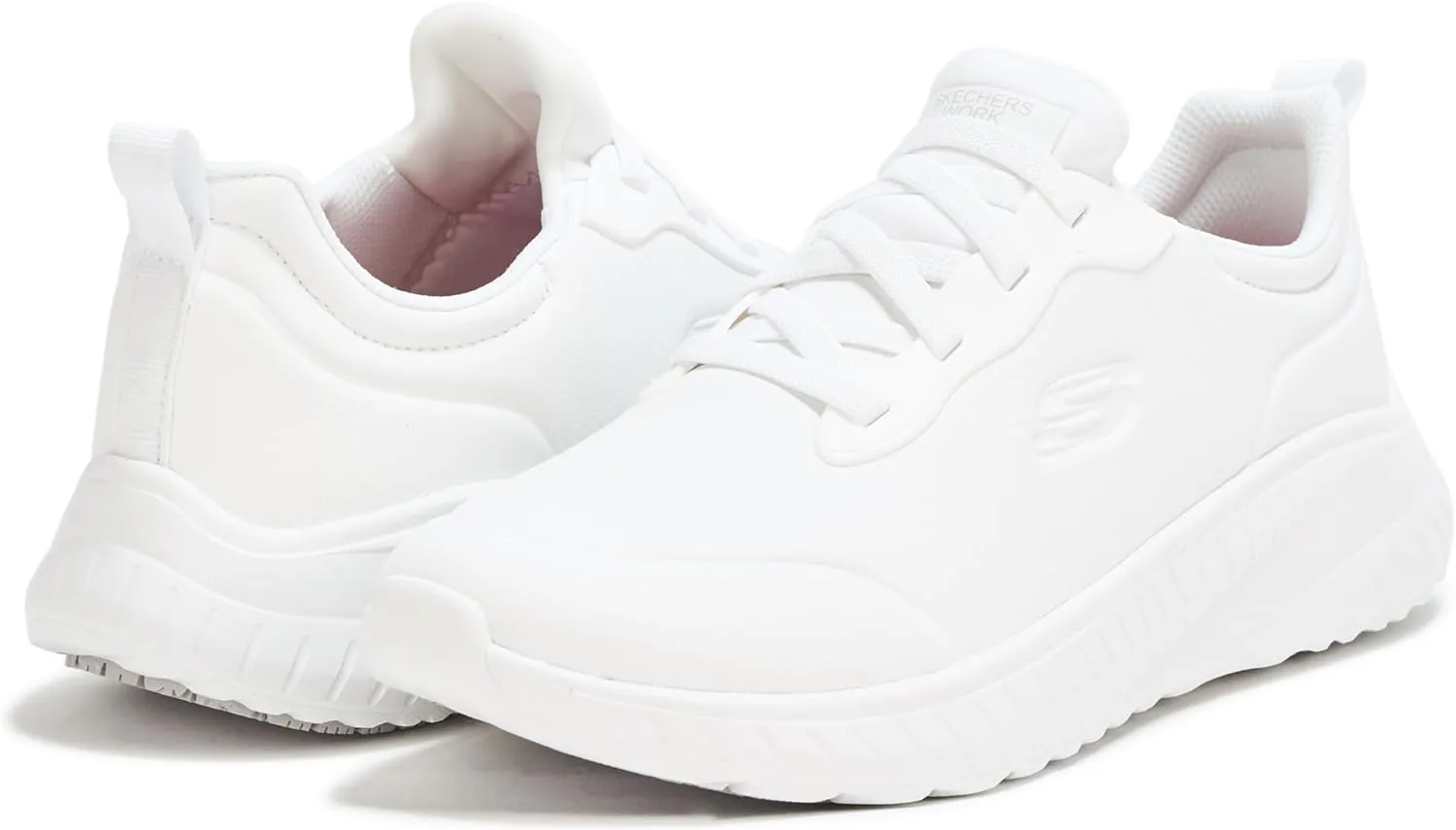 Skechers Women's Squad Chaos Sr Rodey Bungee Slip on Health Care Professional Shoe