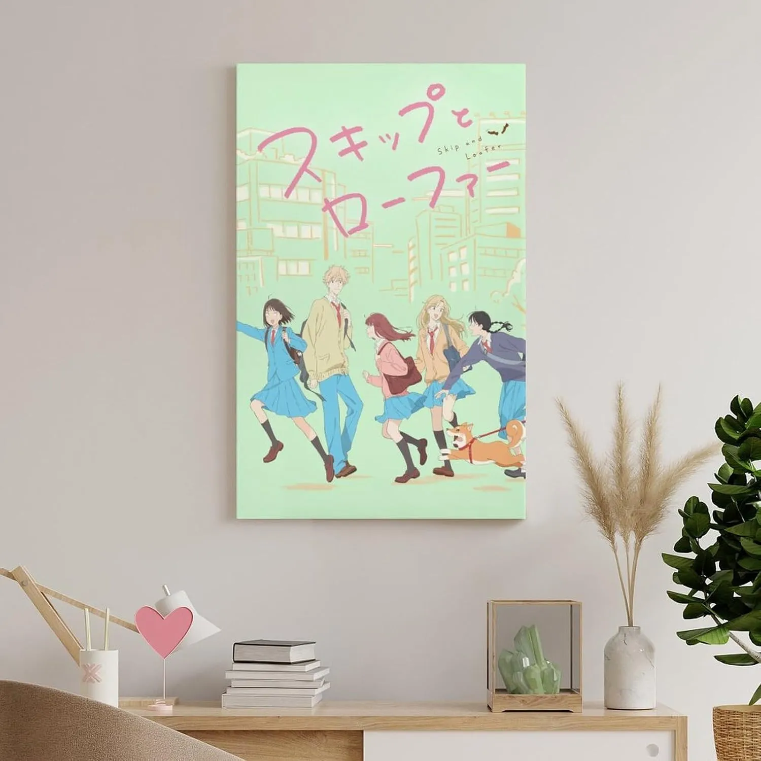 Skip And Loafer 2023 Anime Poster Canvas Art Poster And Wall Art Picture Print Modern Family Bedroom Decor Posters 16x24inch(40x60cm)