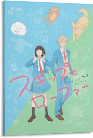 Skip And Loafer Anime Poster Canvas Art Poster And Wall Art Picture Print Modern Family Bedroom Decor Posters 20x30inch(50x75cm)