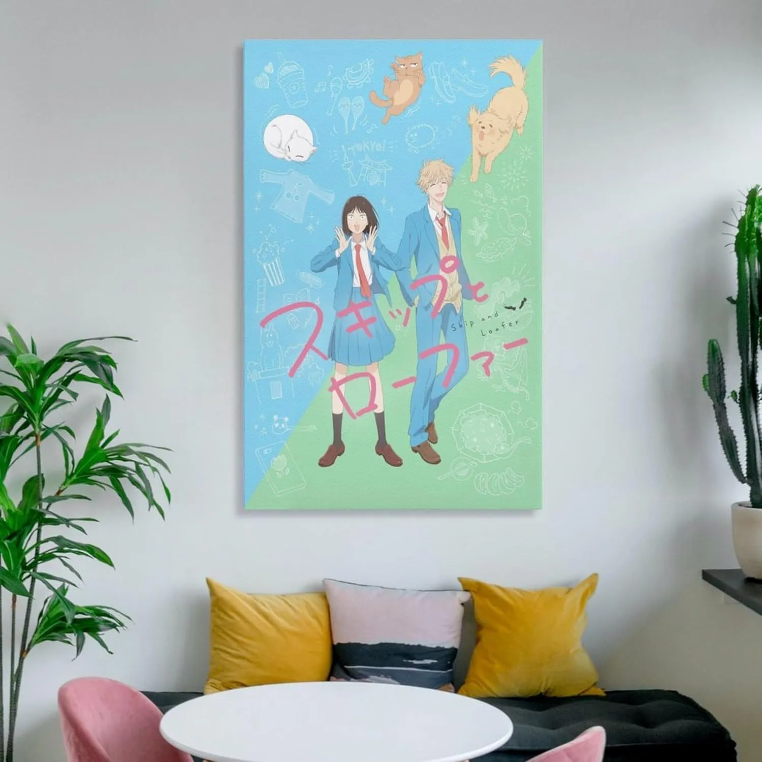 Skip And Loafer Anime Poster Canvas Art Poster And Wall Art Picture Print Modern Family Bedroom Decor Posters 20x30inch(50x75cm)