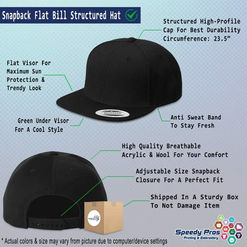 Snapback Hats for Men & Women I'll Bring The Pure Romance Acrylic Flat Bill Baseball Cap