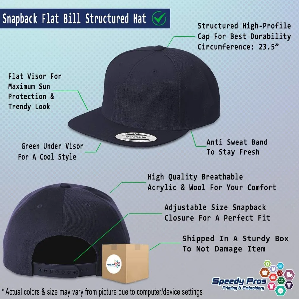 Snapback Hats for Men & Women I'll Bring The Pure Romance Acrylic Flat Bill Baseball Cap