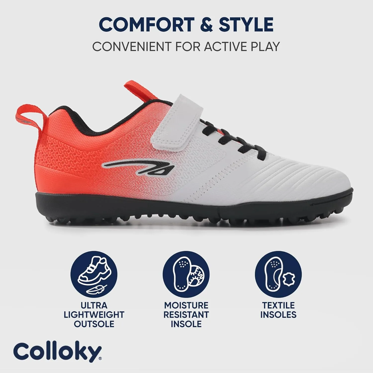 Soccer Cleats for Boys and Girls, Breathable & Comfortable, Stable Traction, Ankle Support,Versatile Use for Football