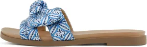 Soda Writer ~ Women Round Toe H-Band Bow Slide Sandals
