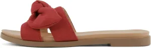 Soda Writer ~ Women Round Toe H-Band Bow Slide Sandals