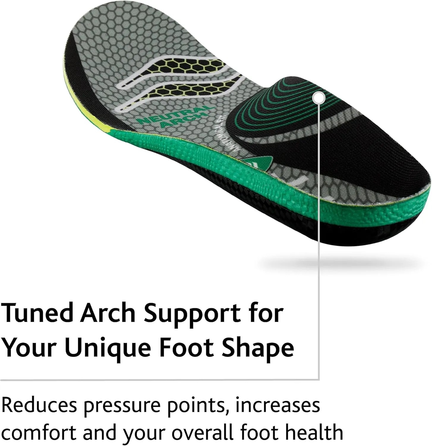 Sof Sole Insoles Unisex FIT Support Full-Length Foam Shoe Insert