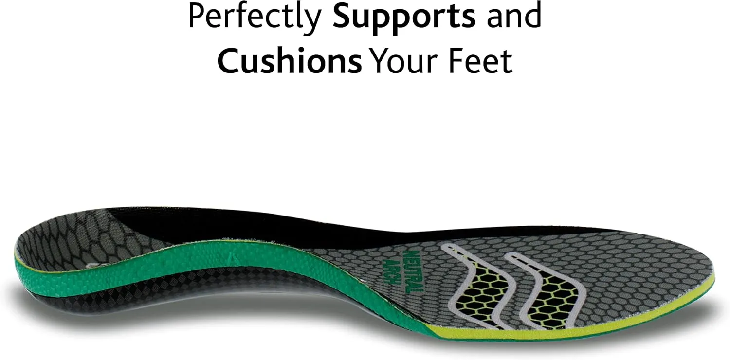 Sof Sole Insoles Unisex FIT Support Full-Length Foam Shoe Insert