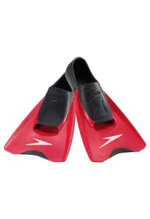 Speedo Swim Training Switchblade Fin, Black/Red, L - M 9-10 W 11-12 US