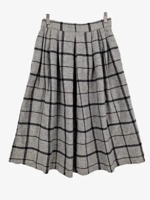 Sportscraft Cozy Wool Pleated Skirt Size 14