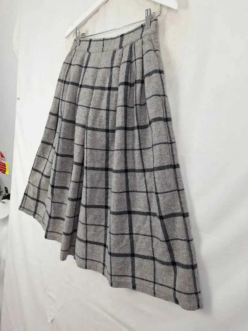 Sportscraft Cozy Wool Pleated Skirt Size 14