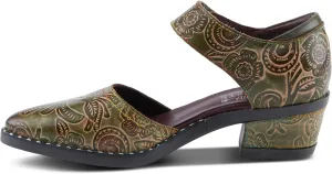 Spring Step L'Artiste Jazzberry Women's Western Shoe - Handpainted Flowers, Feminine Look, Versatile Footwear