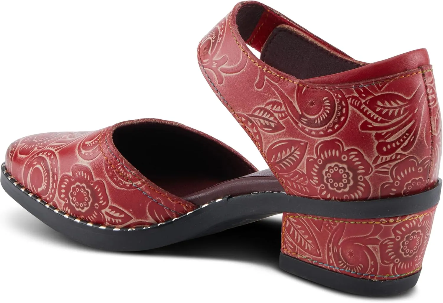 Spring Step L'Artiste Jazzberry Women's Western Shoe - Handpainted Flowers, Feminine Look, Versatile Footwear