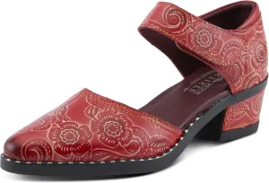 Spring Step L'Artiste Jazzberry Women's Western Shoe - Handpainted Flowers, Feminine Look, Versatile Footwear