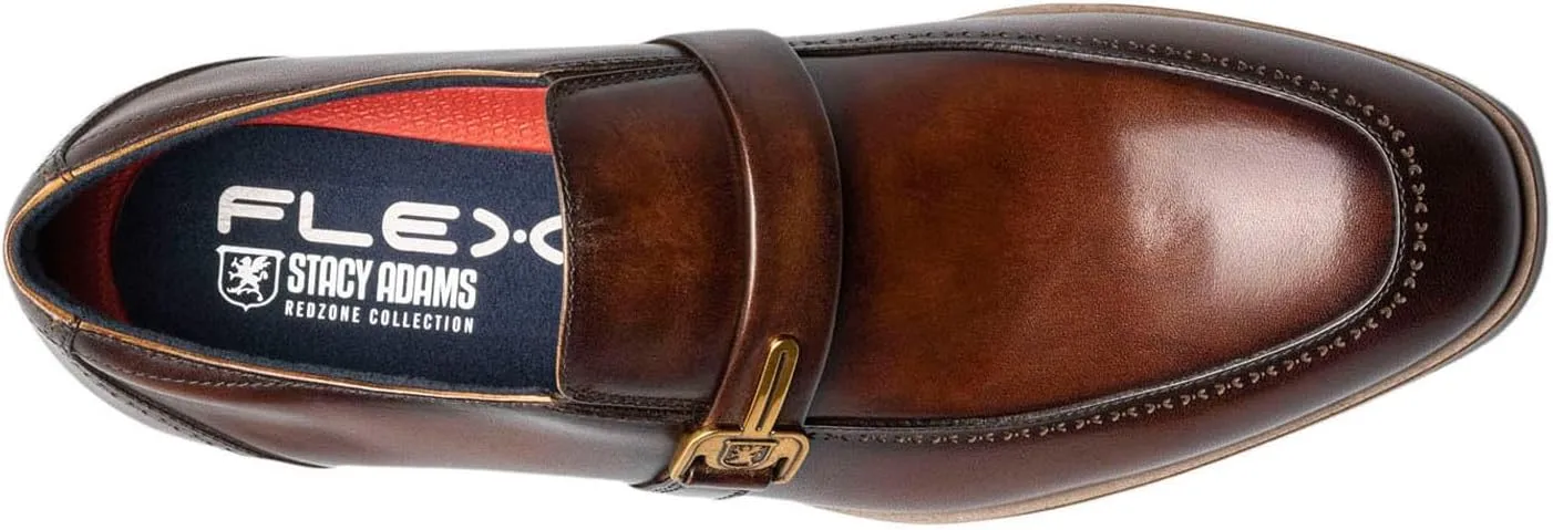 STACY ADAMS Men's Buckley Moc Toe Slip on Loafer