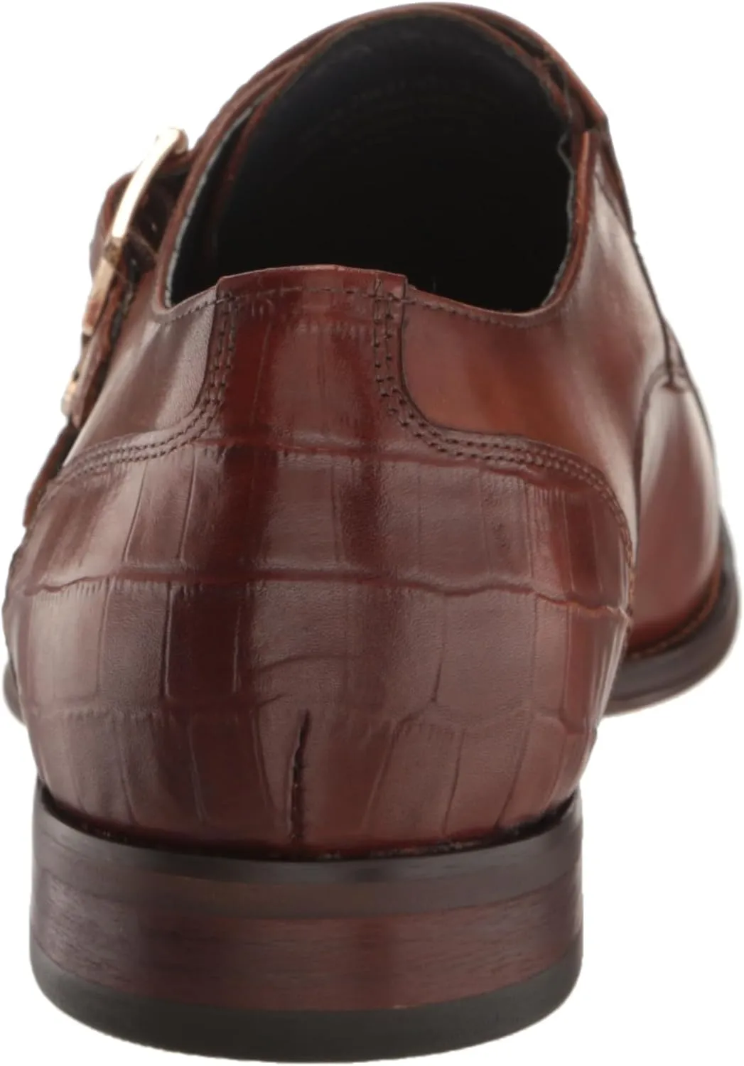 STACY ADAMS Men's Pierson Cap Toe Double Monk Strap Loafer