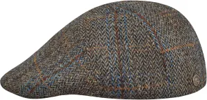 Sterkowski Ivy Five Scally Cap | Harris Tweed Flat Cap for Men and Women | Warm 5 Panels Newsboy Cap