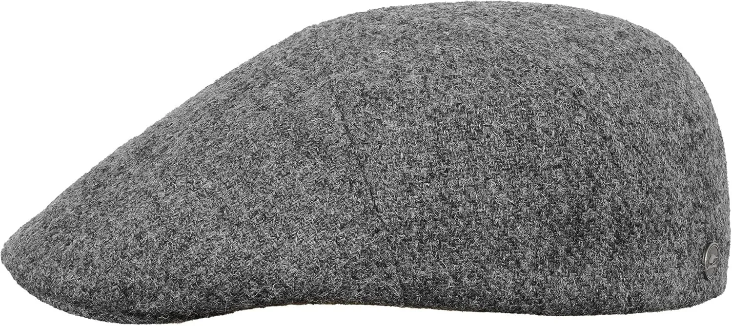 Sterkowski Ivy Five Scally Cap | Harris Tweed Flat Cap for Men and Women | Warm 5 Panels Newsboy Cap